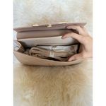 Valentino Orlandi Women's Tan Quilted Crossbody Shoulder Bag Tan Photo 6