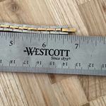 Seiko  Luxury Ladies Watch Blue Rectangular Dial Two-Tone Bracelet Cocktail Photo 14