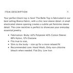 Stella & Dot Black Lace Long Sleeve Blouse XS Photo 3