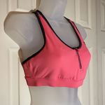 FILA Hot Pink Sports Bra Half Zipper Front Medium Photo 6