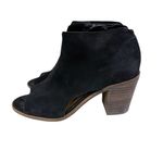Lucky Brand Keteera Black Leather Open Toe Cut Out Ankle Bootie Boot Size 7 Photo 3