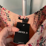 Forever 21  pink floral‎ romper/jump suit size small Photo 2