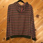 Urban Outfitters BDG  brown red striped hooded sweatshirt Photo 4