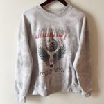 Journey World Tour Pullover Sweatshirt Size XXL logo Tie Dye Light Gray Photo 3
