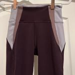 Lululemon In Movement Blocked Tight in Plum Shadow Everlux 25” Photo 6