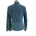 Pamela McCoy Suede Blue Jacket Embroidered Boho Western Size M Photo 9