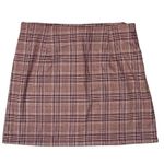 SheIn Tartan Checkered Plaid A-line Mini Skirt Red XL Photo 1