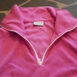 Columbia  Pink Quarter Zip Fleece Pullover SIZE S Photo 2