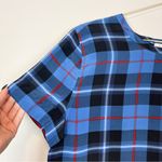 Equipment Femme Kurt Plaid Riley Silk Tee Blue Size XS Photo 2