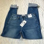 Nature Denim  Size 6/ 28 Medium Stone Wash Denim High Rise Mom Jeans Casual Photo 11