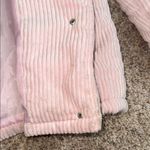 Pink Corduroy Puffer Jacket Photo 2