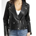 Blank NYC Moto Jacket for Women, Black, Faux Leather, M, SILVER Zippers, Pockets Black Size M Photo 11