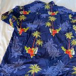 thumbs up floral Hawaiian shirt Blue Size L Photo 7