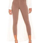 L'Agence Margot High Rise Skinny Jeans In Pine Bark Brown Cropped Womens Size 25 Photo 0