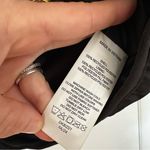 Quince  Featherless Quilted Long Puffer Jacket Womens XL Black Zip Front Photo 9