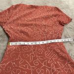 Madewell Posy Ruffle Faux Wrap Dress in Twisted Vines Terra Cotta Size 4 Beach Photo 15