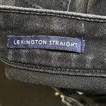 Charter Club Lexington Straight Jeans  Black Jeans Size 14 Slightly Faded Photo 3