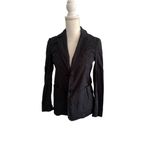 See By Chloe Black Eyelet Long Sleeve Blazer Jacket Size US 4 Photo 4