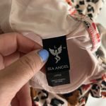 Sea Angel  Floral Print Ruffle Cold Shoulder One Piece Swimming Suit Size Large Photo 4