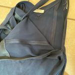 Christian Dior Boutuque Paris Vintage Navy Blue Chevron Criss Cross Dress Photo 8