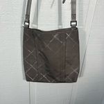 Vera Bradley Nylon Crossbody Shoulder Bag Purse With Silver diamond Patt… Photo 7