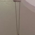 Silver Chain Necklace with Bear Pendant Photo 0