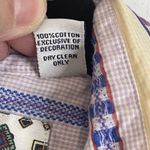 Robert Graham Robert‎ Graham Top Womens S Striped Colorful Coastal Cowgirl Button Up Flip Cuff Photo 4