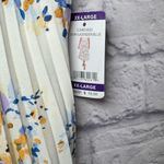 Vince Camuto Ladies Detailed Pull On Pleated Midi Skirt ivory/lavender/blue XXL Photo 5