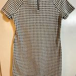 Lou & grey Checkered Black and White Scoop Neck Short Sleeve Dress Size Small Photo 1