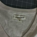 Lucky Brand Cream V-Neck Sweater Photo 2