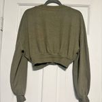 Urban Outfitters Green Crop Cardigan Photo 2