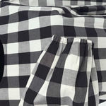 J. Crew Womens Puff Sleeve Oversized Gingham Top Black & White Size 6 Photo 2