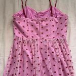 Betsey Johnson  Pink Dress with Red Heart Accents Photo 3