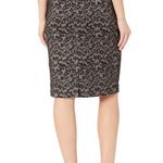 Kasper Jacquard Knit Pencil Skirt in Animal Print, Black Multi Size 18 New w/Tag Photo 1