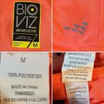 Bcg Academy Bio Viz 360 Reflective Athletic Top VNeck Sport Tee Neon Orange M Photo 9