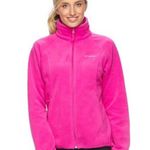 Columbia three lakes fleece zip jacket in magenta pink hue size M Photo 1