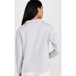 Frank & Eileen  Patrick Popover Henley Women's Medium Gray Heather Triple Fleece Photo 2