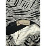 Athleta  Printed Kiki Swim‎ Dress Women's M Black Gray Strappy Built In Shelf Bra Photo 1