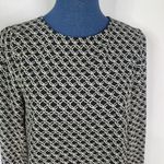 H & M Black and Ivory Chain Design Sheath Dress Photo 1