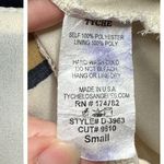 Tyche Vneck Dress Half Sleeve Tie Waist Knee Length Bold Abstract Print Small Photo 4