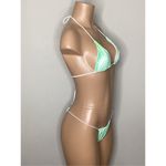 Good American New.  green marble bikini. Small. Retails $99 Photo 5