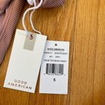 Good American NWT Ribbed Better Cheeky Bikini Bottom Desert Rose Size 5 (2XL) Photo 2