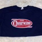 Vintage Rare Cheerwine Cropped Tee Size M Photo 0