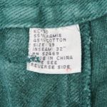 Vintage 80s Morgan Wear Green High Waisted Jeans Size 26 Photo 6
