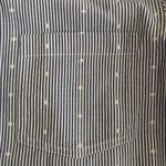 Lucky Brand  women’s  Blue and White Striped Shirt Photo 3