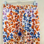 Farm Rio Anthropologie Vibrance Maxi Skirt Multicolor Pastel Leopard Boho Tassel Photo 4