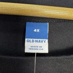 Old Navy Womens Top Size 4X Black Eyelet Flare Short Sleeve Boho Whimsigoth NWT Photo 4