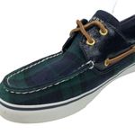 Sperry  Top Sider Blue Green Tartan Plaid Boat Shoe Women's size 10 Photo 7