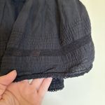 Love Shack Fancy  Smocked Waist Ruffle Tiered Mini Skirt Black Size Large Photo 5