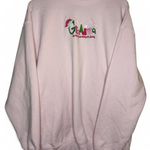 MCCC Size XL Pink Christmas sweatshirt with embroidered design Photo 0